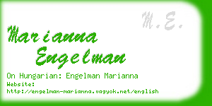 marianna engelman business card